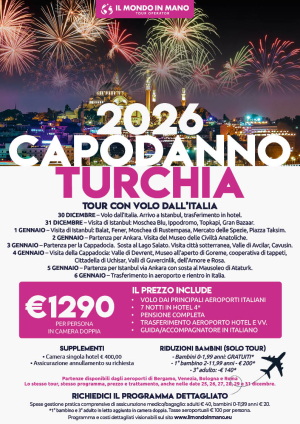 Capodanno in Turchia con volo